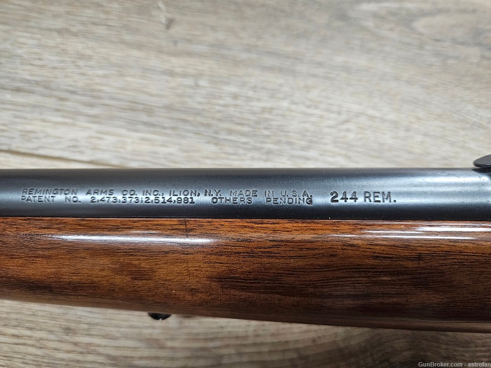 REMINGTON 722A CHAMBERED IN .244 WITH FACTORY 26INCH BARREL(VARMINT MODEL)-img-9