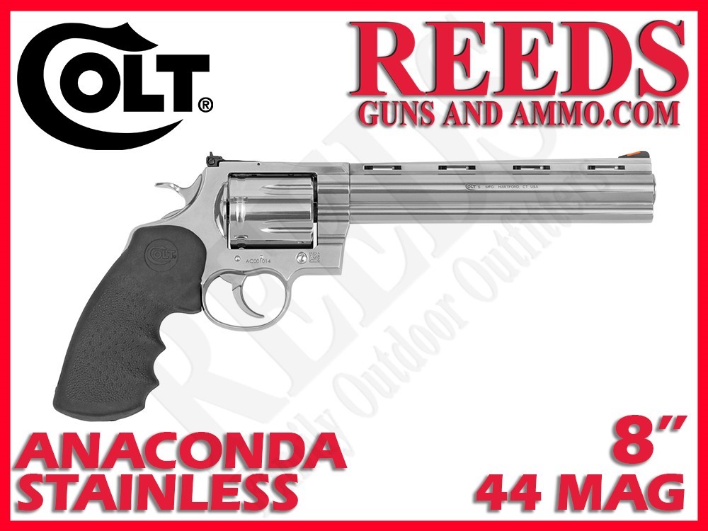 Colt Anaconda Stainless 44 Mag 8in 6 Shot ANACONDA-SP8RTS-img-0
