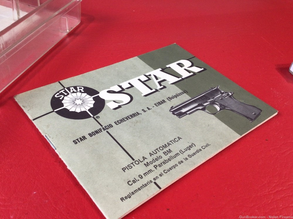 STAR BM 9MM * BOX PAPERS AND ONE MAGAZINE* -img-16