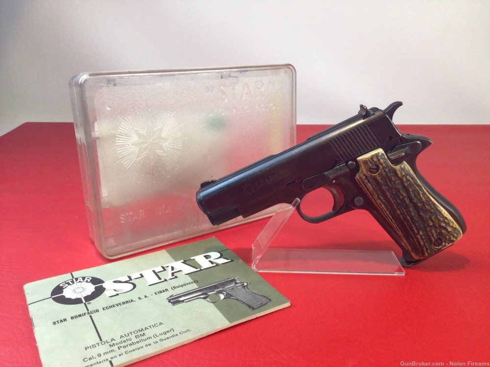 STAR BM 9MM * BOX PAPERS AND ONE MAGAZINE* -img-0