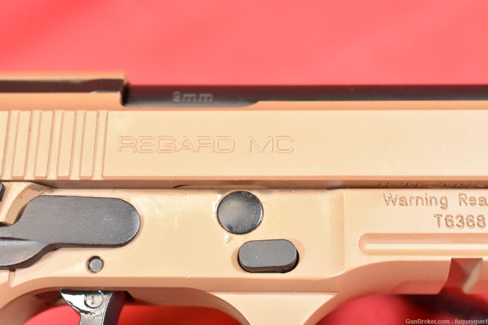 Girsan Regard MC Barrett Brown Cerakote 9mm 4.92" 17rd  Beretta 92 Clone-img-10