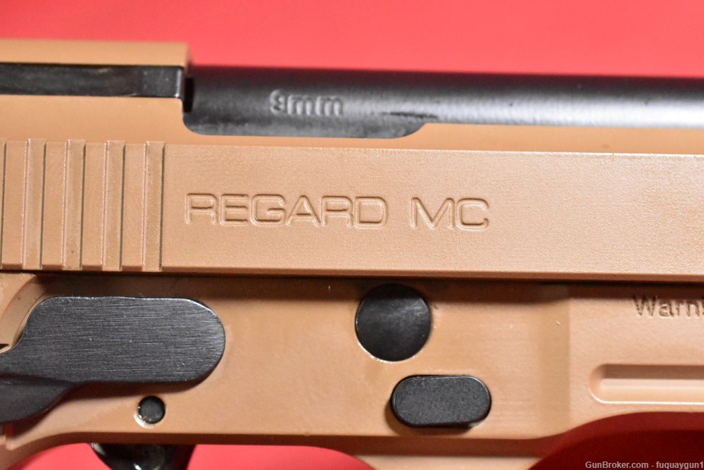 Girsan Regard MC Barrett Brown Cerakote 9mm 4.92" 17rd  Beretta 92 Clone-img-20