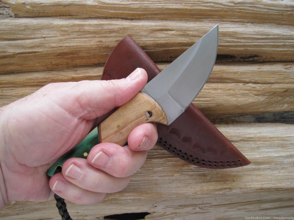 Handmade SS Custom Hunting knife #168-img-2
