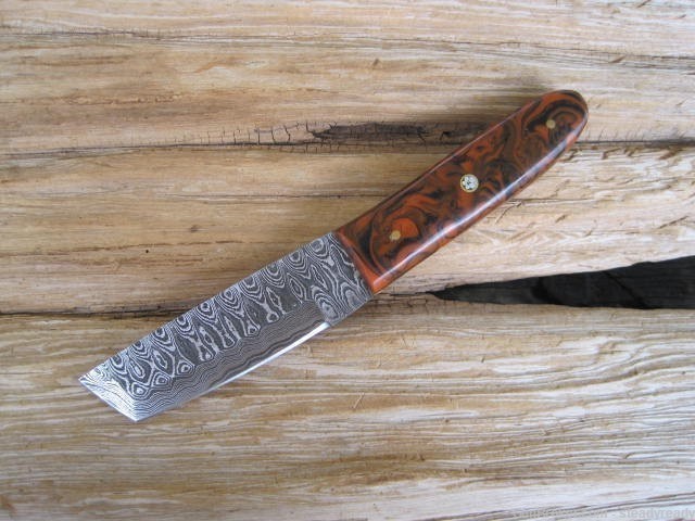 Damascus Handmade Hunting/Skinning Knife  #253-img-1