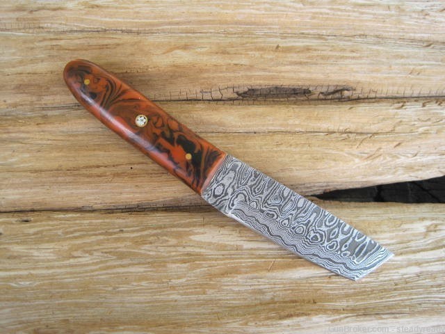 Damascus Handmade Hunting/Skinning Knife  #253-img-0