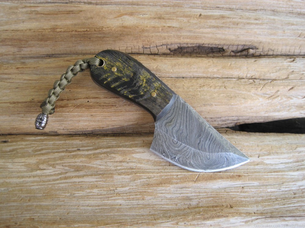 Damascus Handmade Skinning Knife  #250A & 250B-img-4