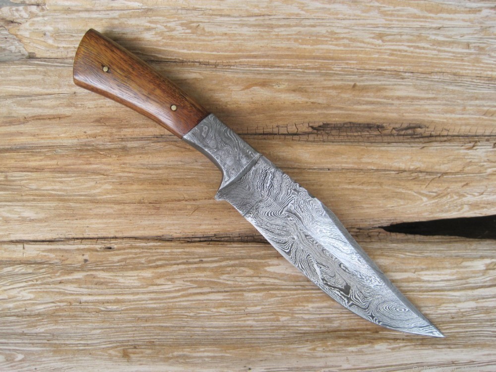 Damascus Handmade Hunting Knife #160-img-0