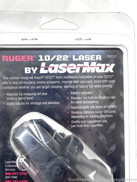 Ruger 10/22 LaserMax 90417 PM237-img-2