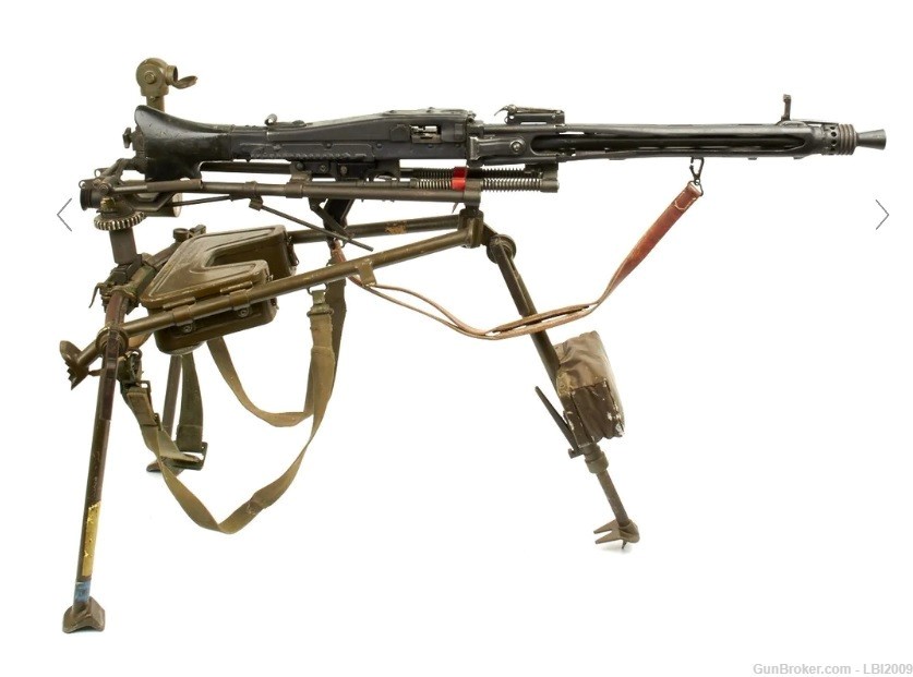 German Laffette Mount MG3 MG-42 MG-34 HK-21 Madsen made -img-12