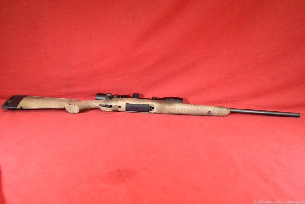 Savage Axis XP 308 Win Bushnell 4-12x40 Scope 22" 4RD Tan Black Axis-img-4