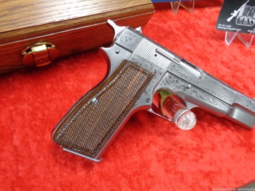 BROWNING Hi Power Classic Limited Edition Engraved 9mm Belgium HP WE TRADE-img-2