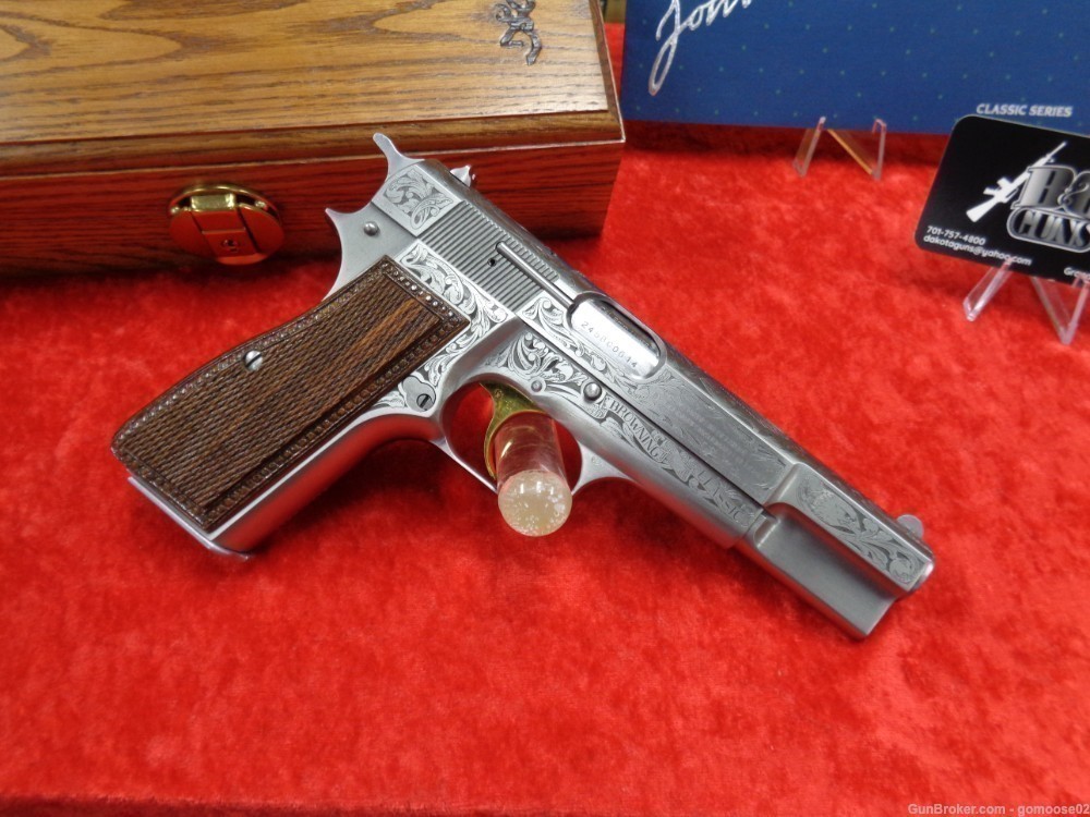 BROWNING Hi Power Classic Limited Edition Engraved 9mm Belgium HP WE TRADE-img-1