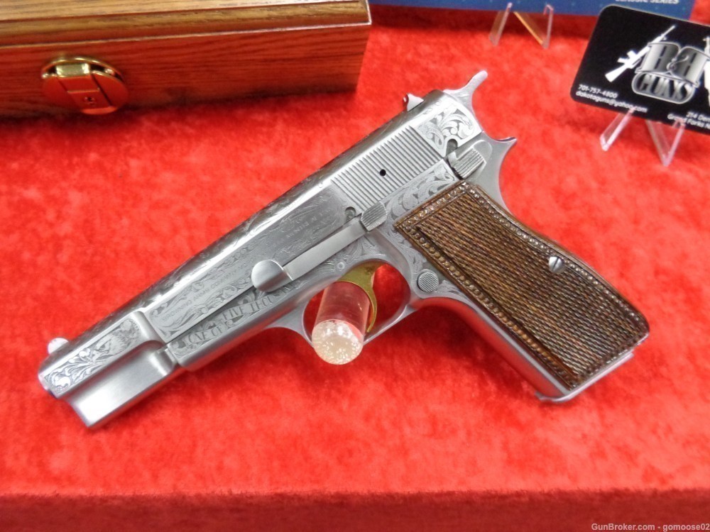 BROWNING Hi Power Classic Limited Edition Engraved 9mm Belgium HP WE TRADE-img-6