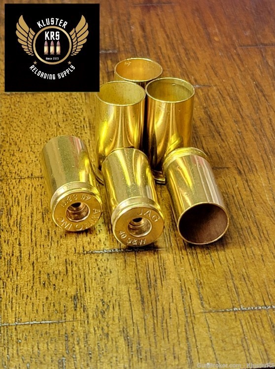 40S&W Processed Brass Ready To Load, QTY 1,000 pcs-img-0