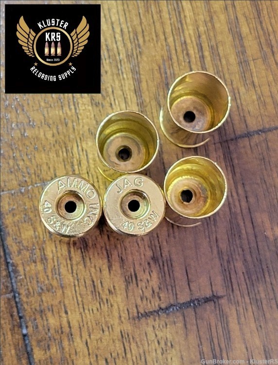40S&W Processed Brass Ready To Load, QTY 1,000 pcs-img-1