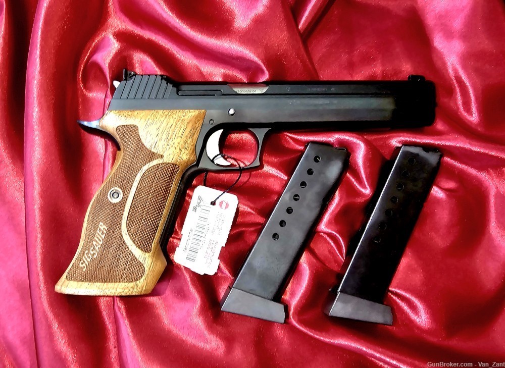 Very Rare Sig Sauer P210 Super Target 6in 9mm German Mastershop P210 6" 9mm-img-1