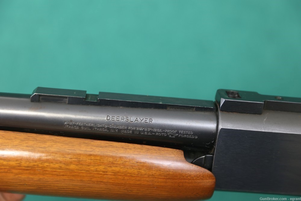 A9197 Ithaca Gun model 87 Deerslayer 12ga 3" mag Rifled -img-5