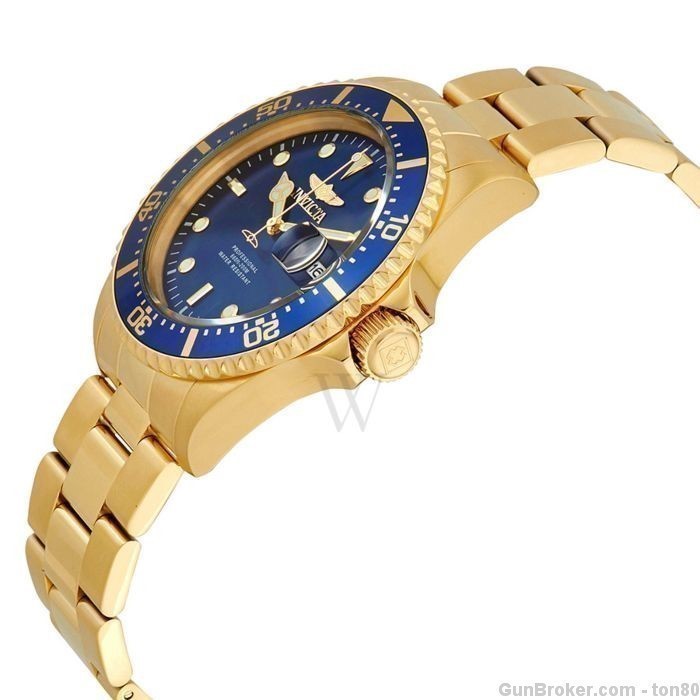 INVICTA MEN'S PRO DIVER STAINLESS STEEL BLUE DIAL 22063-img-1