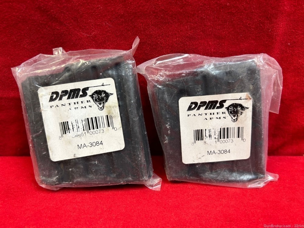 (2) DPMS Panther .308 4rd Mags, Early-img-0