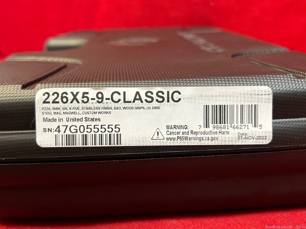 Sig 226X-5 Classic, 9mm, 3-20rd Mags-img-26