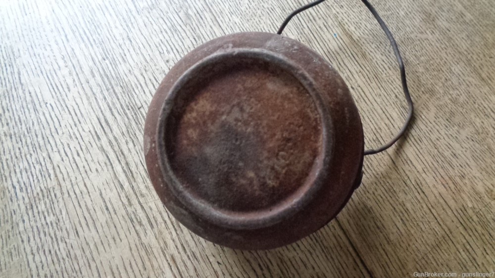 Vintage 10 Pound Lead Casting Pot & Ladle-img-2