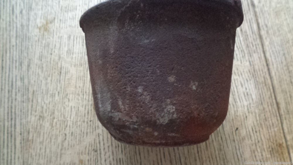 Vintage 10 Pound Lead Casting Pot & Ladle-img-3