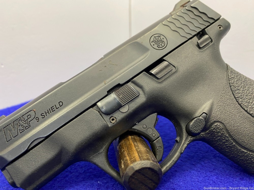 Smith Wesson M&P 9 Shield 9mm Black 3.1" *SLIM & LIGHTWEIGHT PISTOL*-img-6