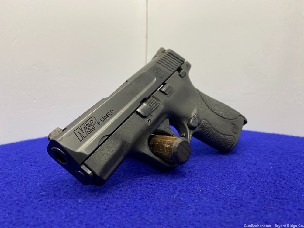 Smith Wesson M&P 9 Shield 9mm Black 3.1" *SLIM & LIGHTWEIGHT PISTOL*-img-8