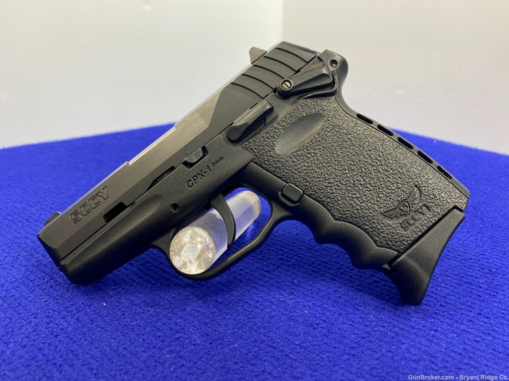 SCCY Industries CPX-1 9mm Black 3.1" *PRECISION MADE "POCKET PISTOL"*-img-2
