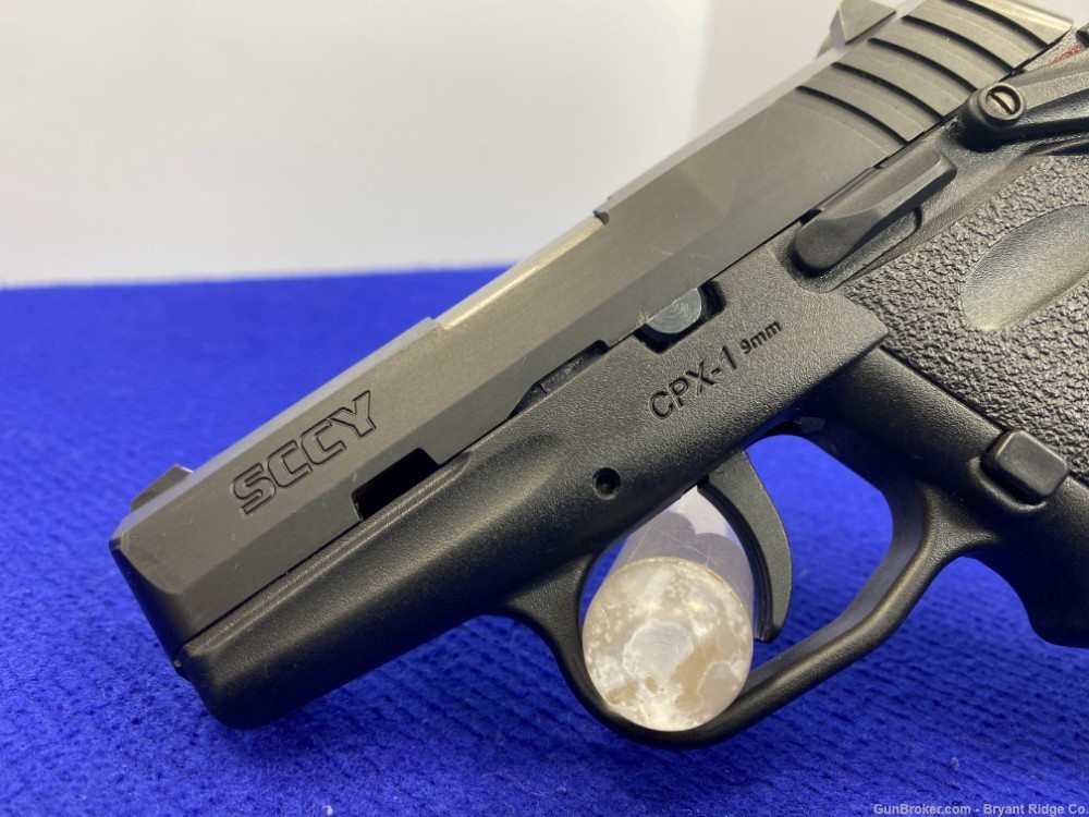 SCCY Industries CPX-1 9mm Black 3.1" *PRECISION MADE "POCKET PISTOL"*-img-12