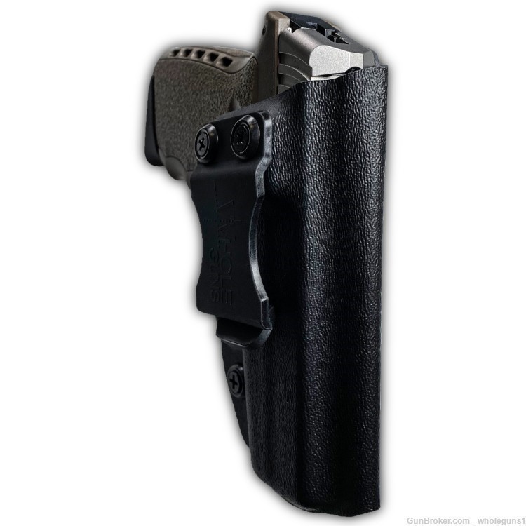 WHOLEGUNS IWB Kydex BLACK Holster SCCY CPX 1&2 -Full Cover Classic-img-4