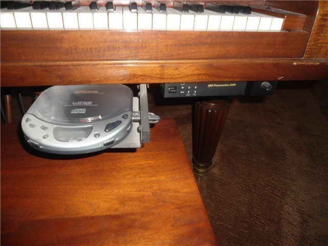 1903  Pease Full Grand Piano  w/disc player-img-1