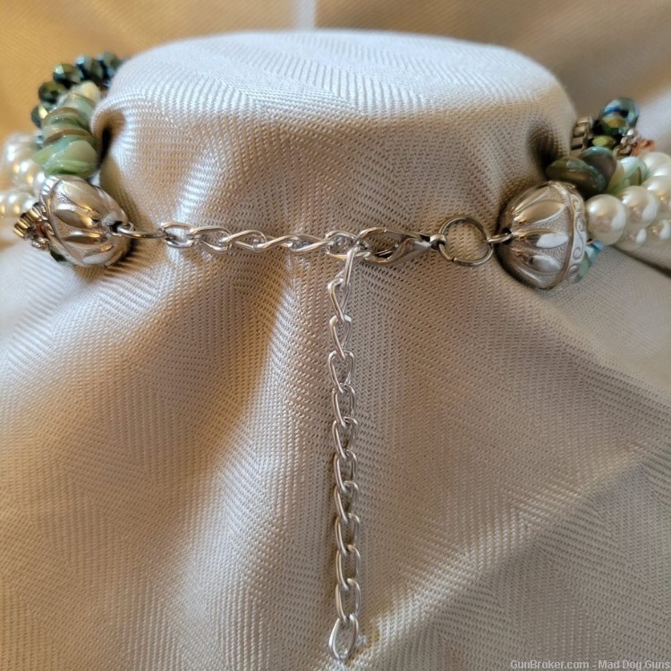 Sammy Fashion Jewelry Necklace. 14" long + 4" ext.  SD10.   -img-2
