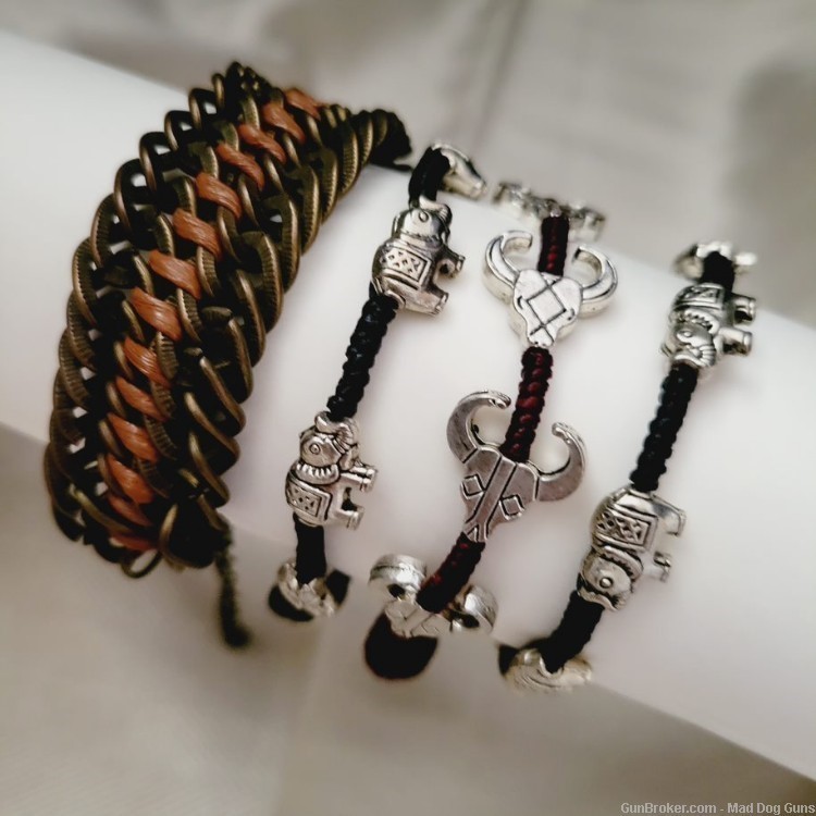 3 Bali Queen Bracelets & 1 Trends Gal Bracelet.  UNISEX!  BQ & TG3.-img-0