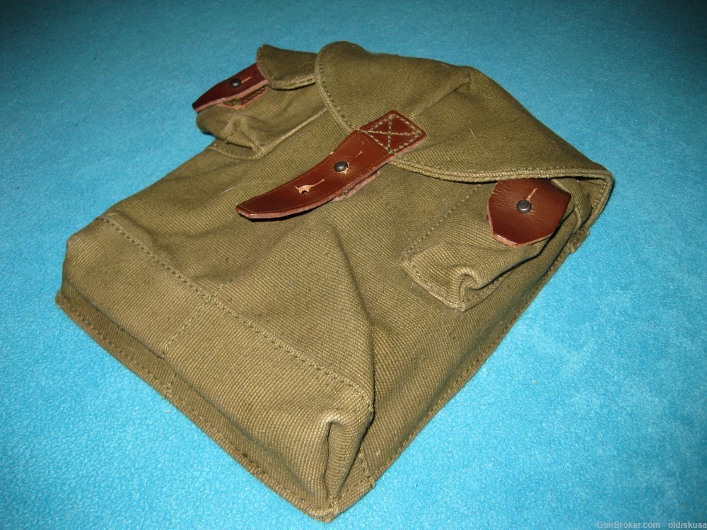 Pouch For Two Magazines AK47 7.62x 39mm. East Europe After WW2 Early Period-img-2