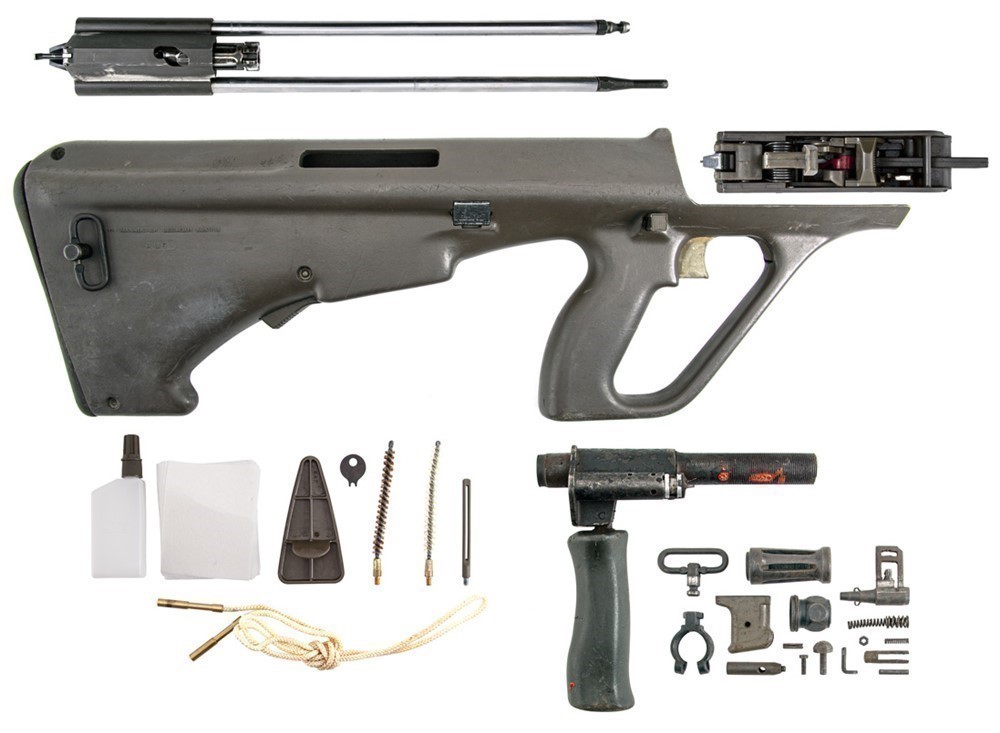 Original Steyr AUG A1 military parts kit OD with FA and burst  (lay-away)-img-0