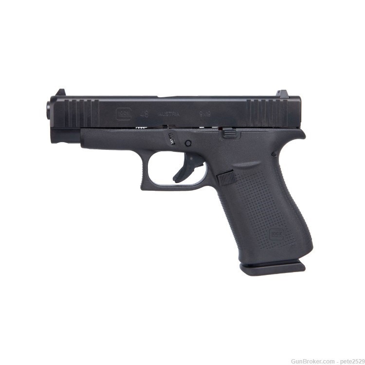New Glock 48 slimline 9mm pistol w/Davidsons Warranty FREE SHIPPING-img-1