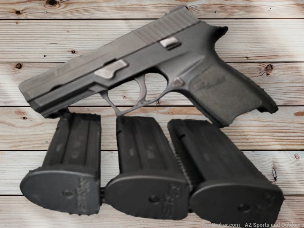 Sig P-250 Compact 9mm 15 Round Mag 3.9" Barrel with 3 Magazines-img-2