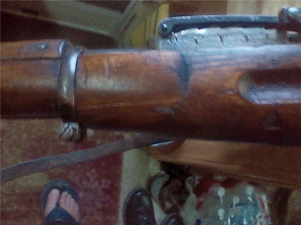 Antique SA Russian Model 1891 Mosin- Nagant rifle-1897 w/leather sling-img-9