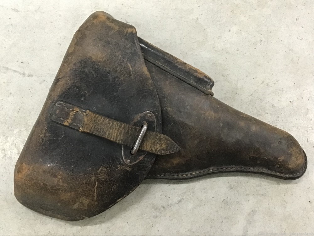 WW2 German Walther P.38 Leather Holster 1942 Penny Auction NR 0.01-img-0