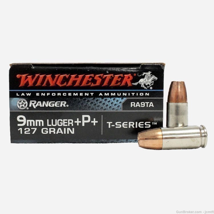 100rds Winchester Ranger™ LE Talon RA9TA 9mm Luger +P+ 127 GR JHP T-Series-img-4