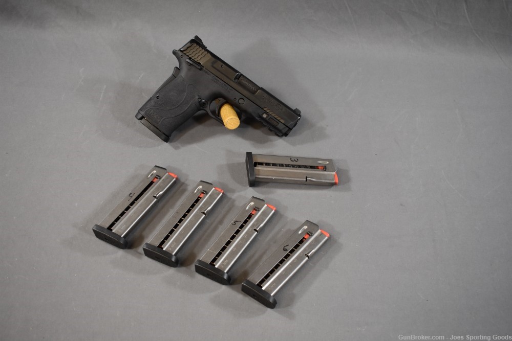 Smith & Wesson M&P 9 Shield EZ - 9mm Semi-Automatic Pistol w/ 6 Magazines-img-0