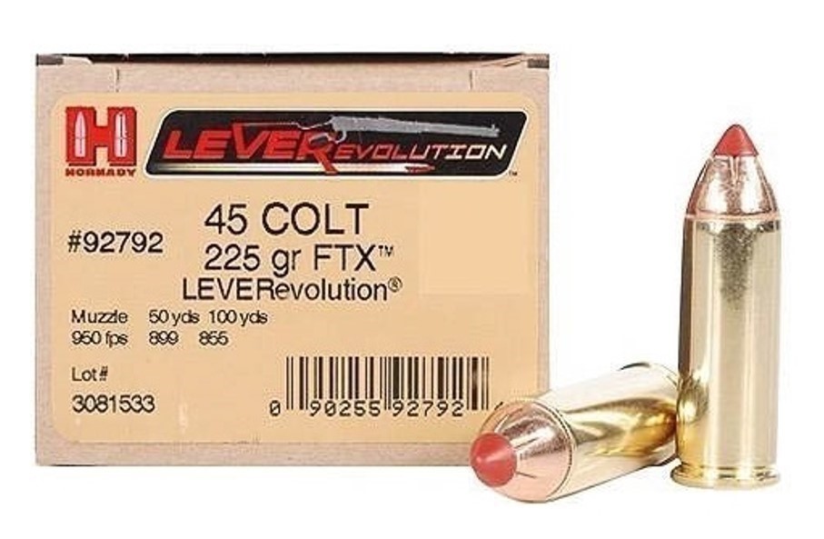 20rds Hornady LeverEvolution™ .45 LC Long Colt 225g FTX JHP 92792 FAST SHIP-img-1