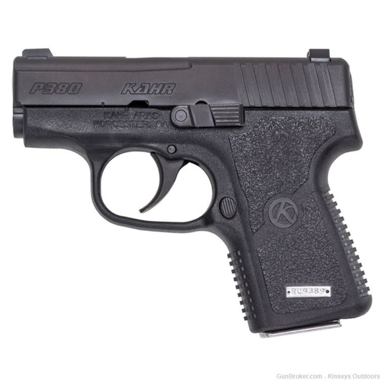 Kahr P380 Pistol with Night Sights .380 ACP 2.58" Blackened Stainless 7rd.-img-0
