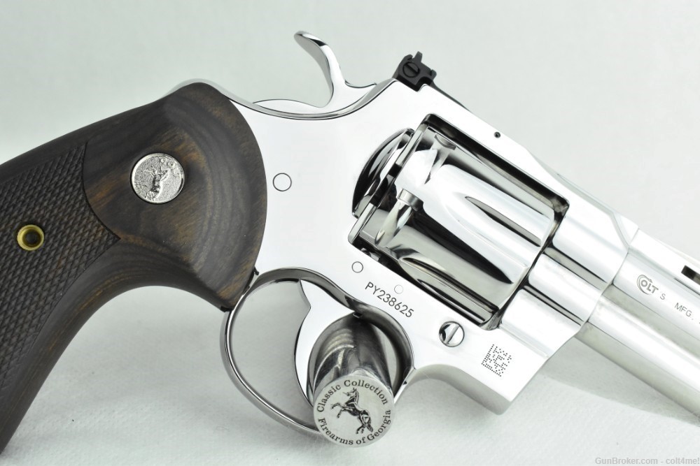 Bright Stainless Colt Python 3" SP3WTS .357 Mag BRAND NEW Custom Revolver -img-8