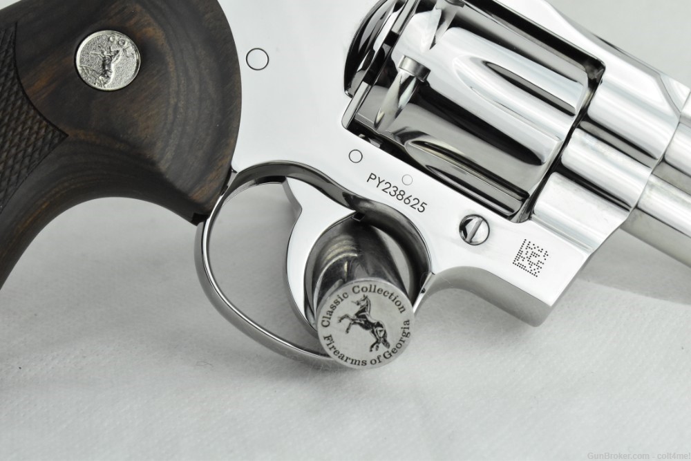 Bright Stainless Colt Python 3" SP3WTS .357 Mag BRAND NEW Custom Revolver -img-11