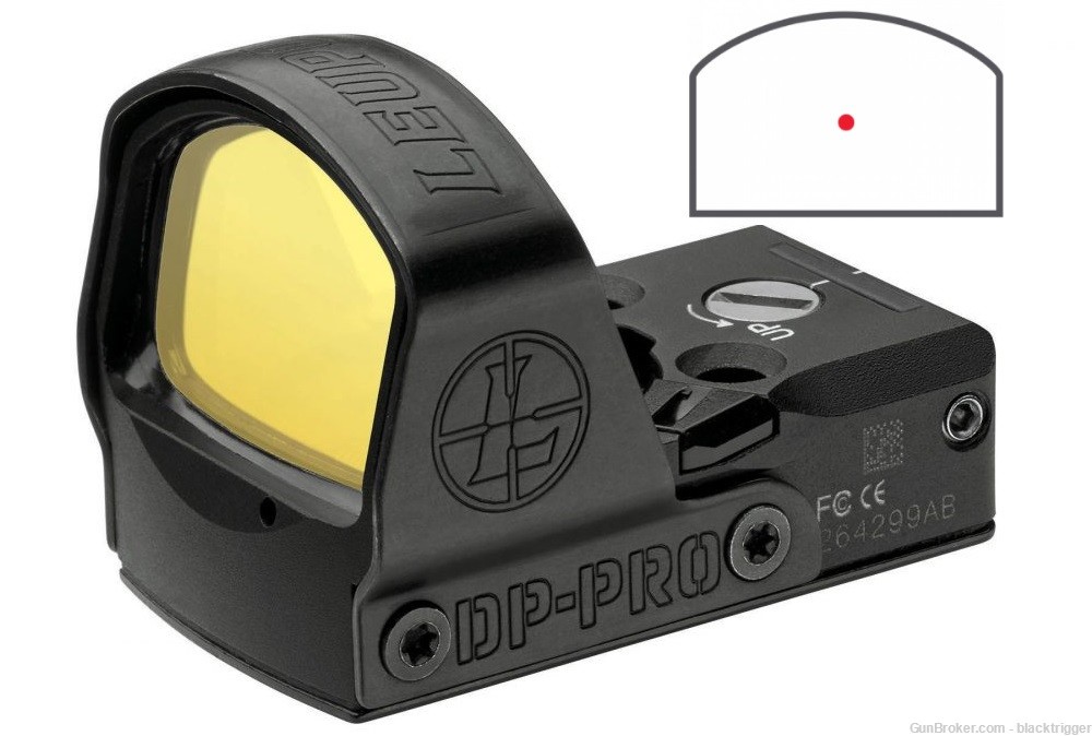 Leupold 119688 DeltaPoint Pro Matte Black 1x25.70mmx17.50mm 2.5 MOA Red Dot-img-2