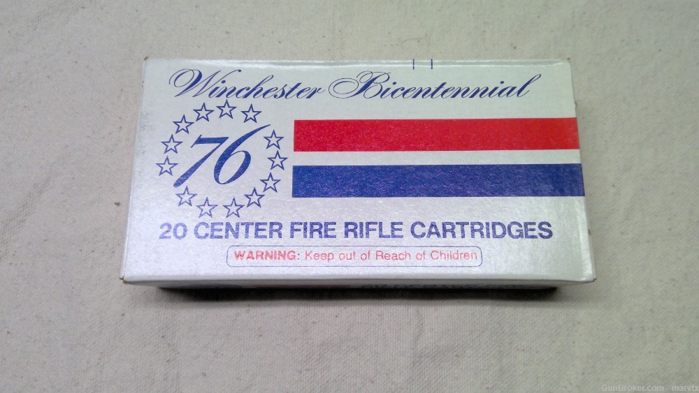 Winchester 1976 Bicentennial 30-30 150 gr Silvertip Ammo Commemorative-img-1