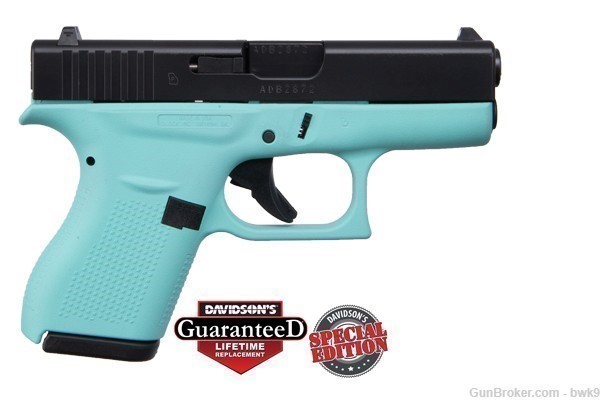 ACG-00834 glock 42 robin egg blue tiffany new .380 apollo custom new g42 -img-0