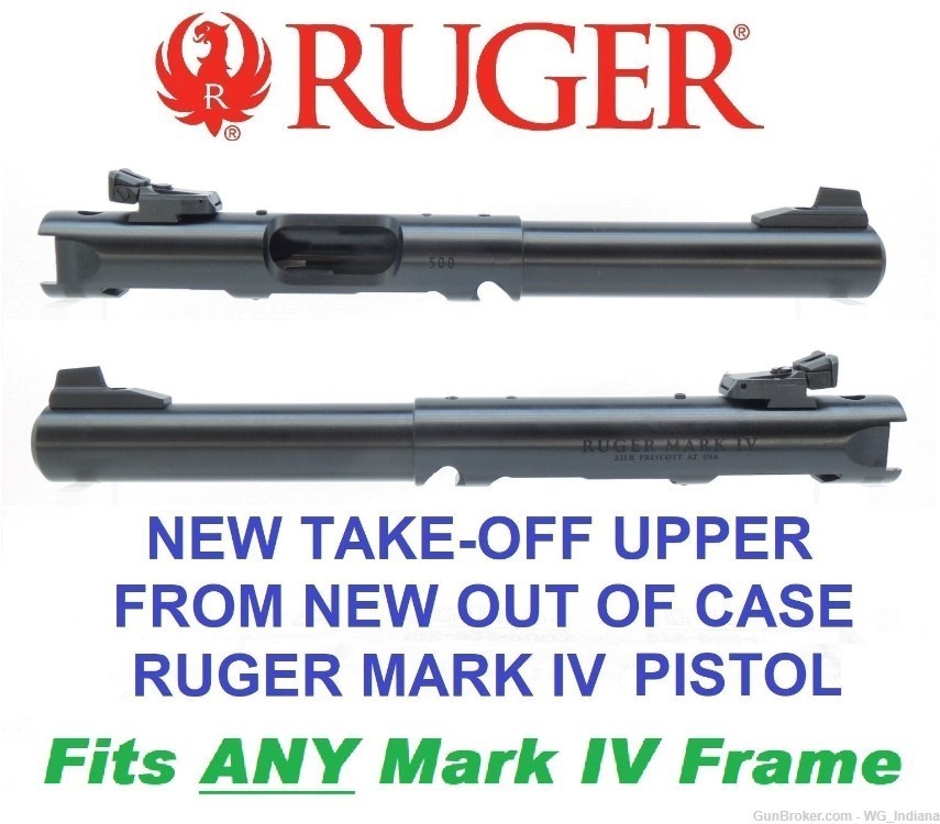 NEW Ruger Mark IV 5.5" BULL Barrel Upper Model 40107-img-0
